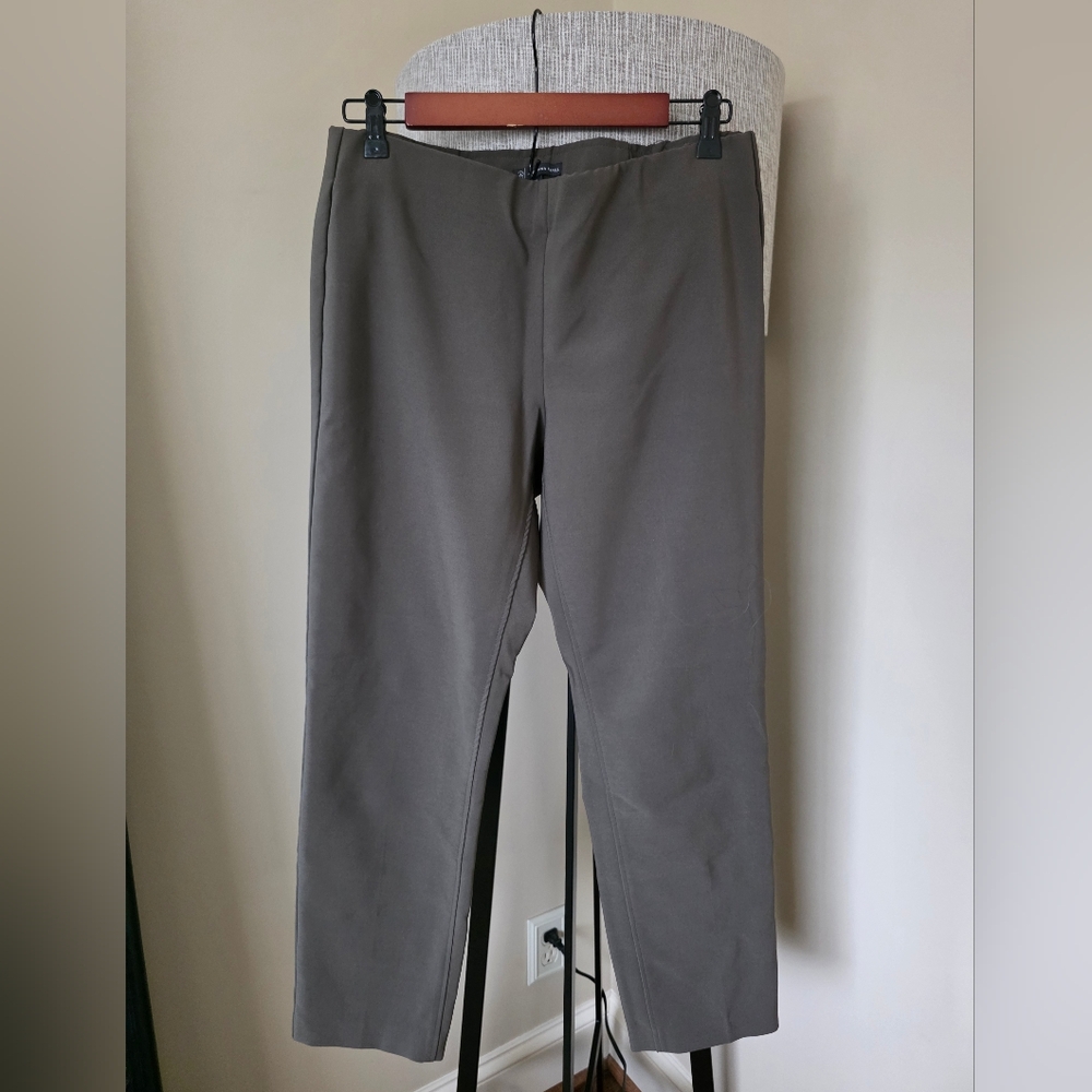Adrianna Papell Pull-on Bi-Stretch Ankle Pants